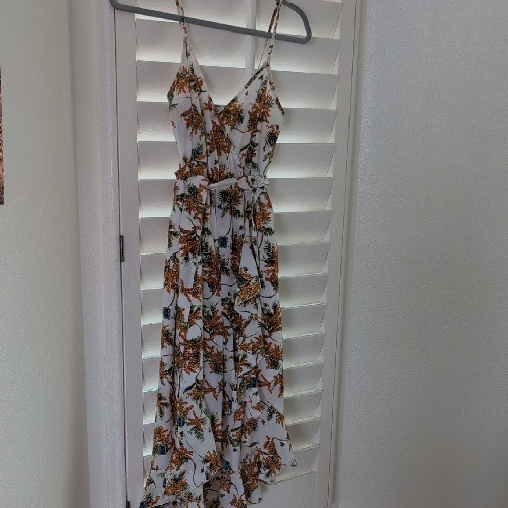 Floral Spaghetti Strap Dress